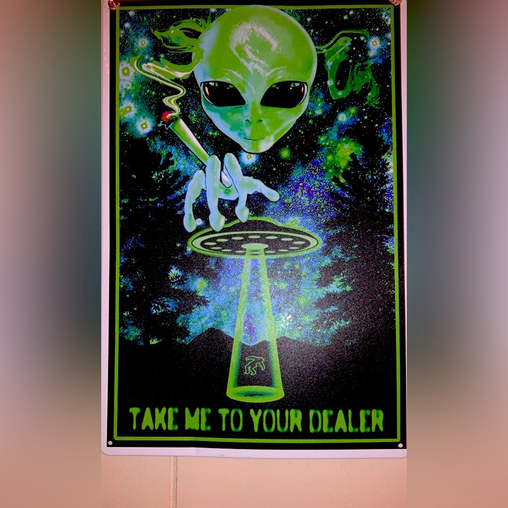 Take Me To Your Dealer Wall Decor Sign